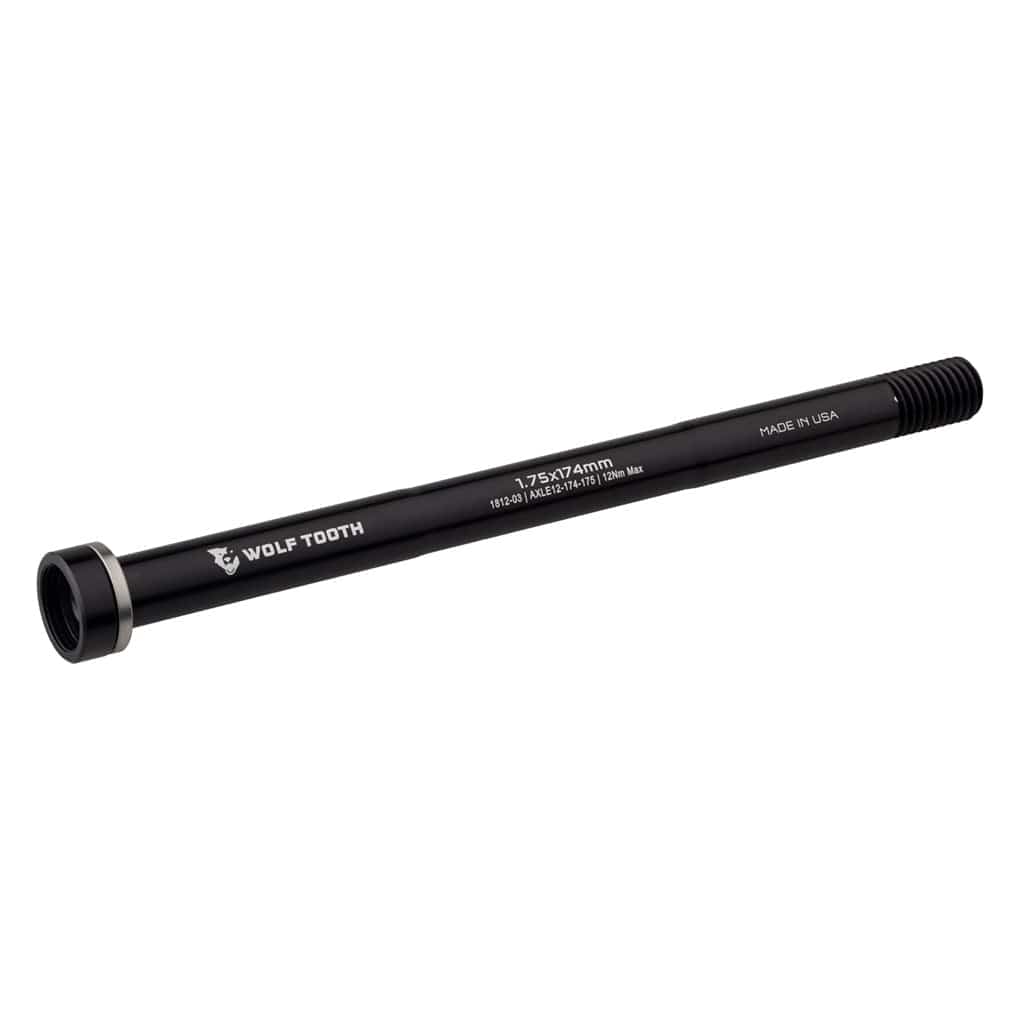 Black / 1.75 x 174mm Wolf Tooth Rear Axle
