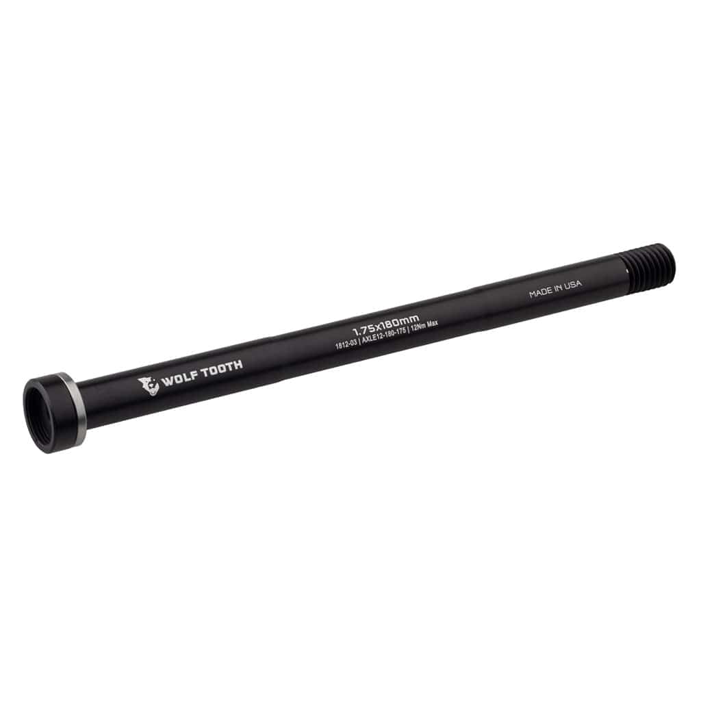Black / 1.75 x 180mm Wolf Tooth Rear Axle