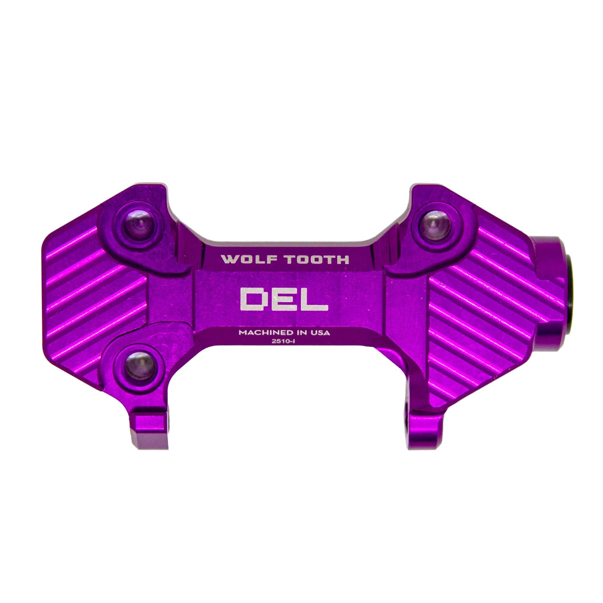 DEL Gravel Race Pedal Body - Left - Ultraviolet Purple Clipless Pedal Replacement Parts