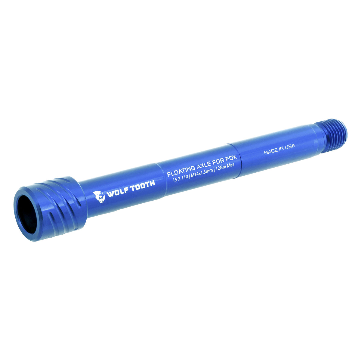 Blue Floating Axle for Fox Suspension Forks