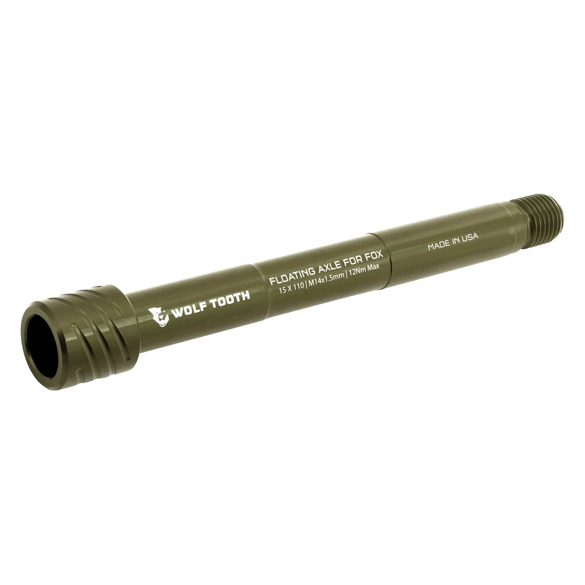 Olive Floating Axle for Fox Suspension Forks