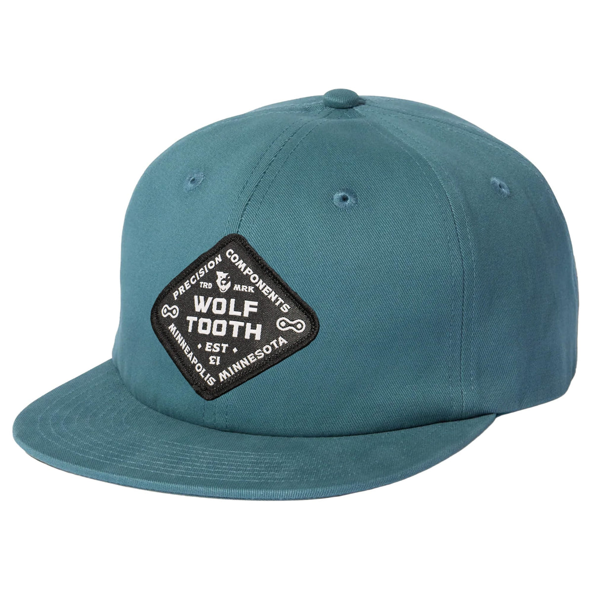 One Size / Teal Wolf Tooth Locked in Cotton Twill Hat
