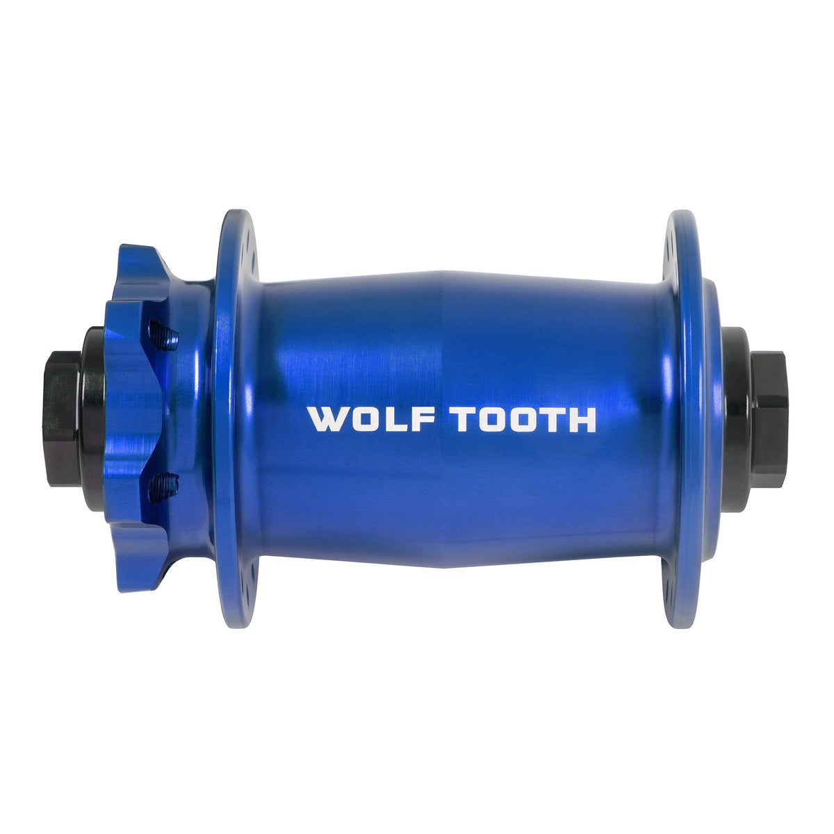 Blue / 28h Mountain Front Hub - J-Bend 6-Bolt Boost