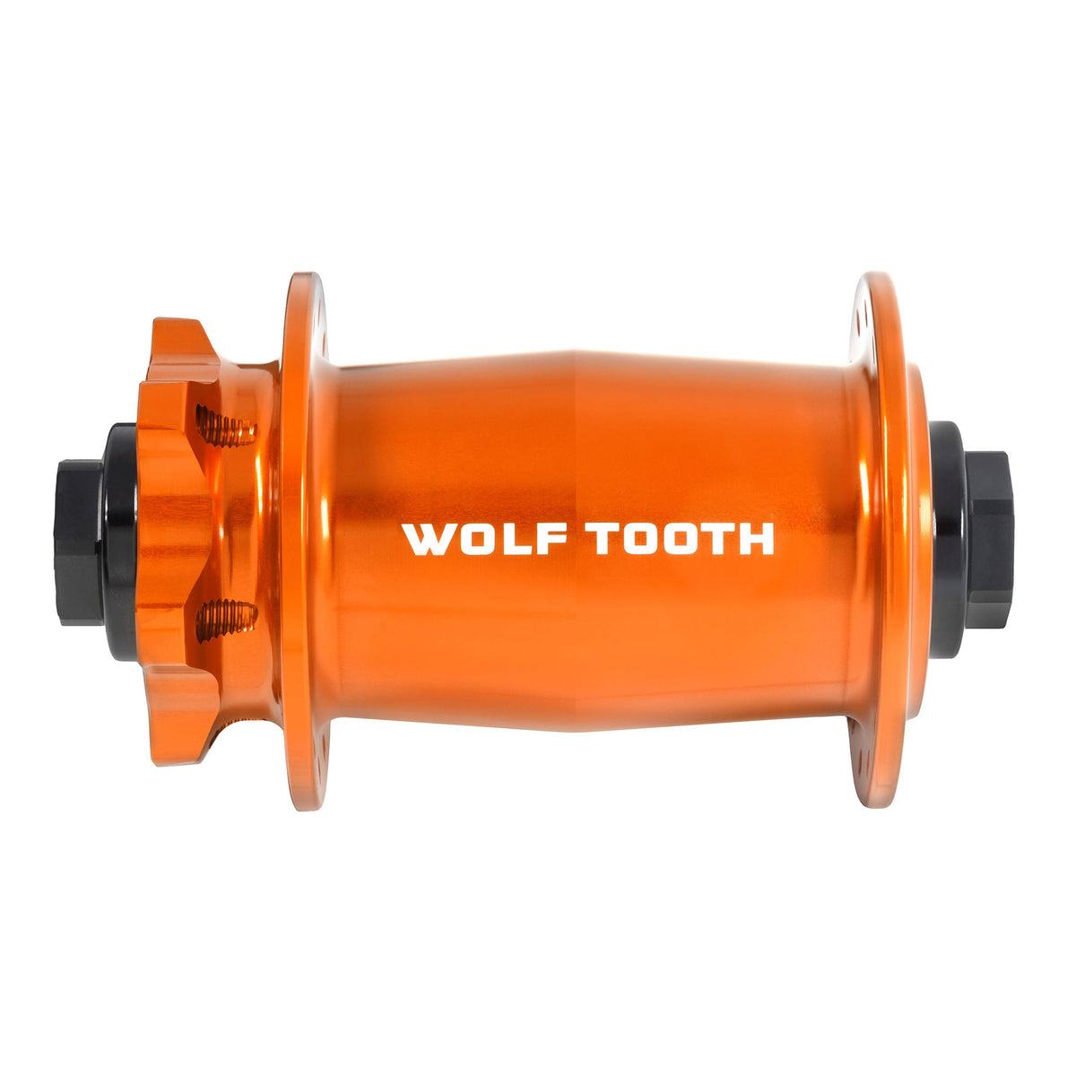 Orange / 28h Mountain Front Hub - J-Bend 6-Bolt Boost