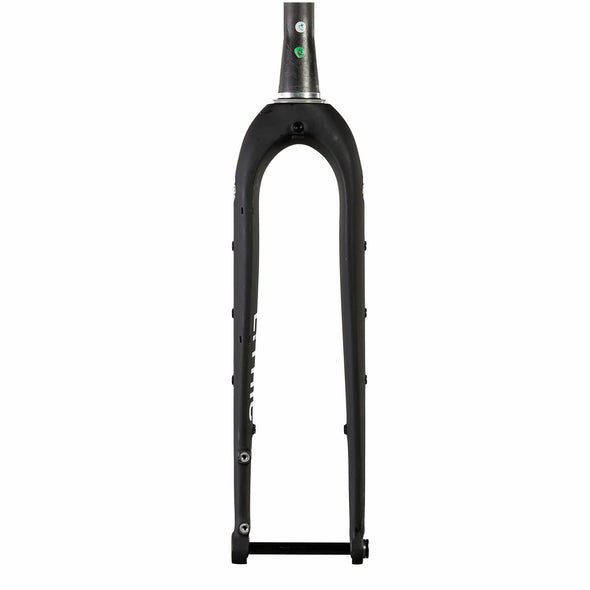 Black with Black Decals Lithic Carbon Gravel Fork