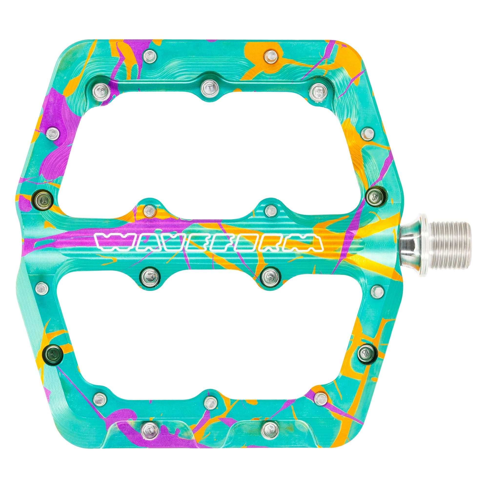 Large / Tropical Shirt Limited Edition Waveform Aluminum Pedals - Tropical Shirt
