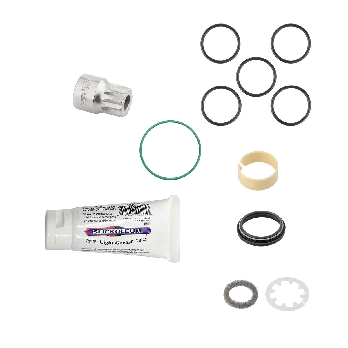 100 Hour Service Kit rev2 34.9 Resolve Dropper Post Replacement Parts