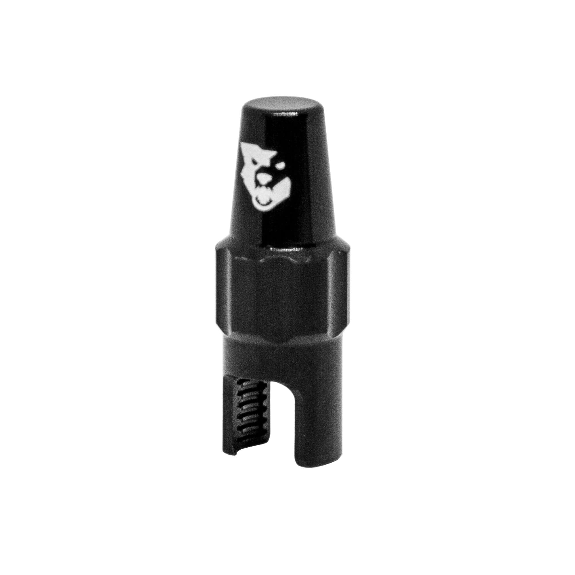 Tubeless Clik Valve Cap and Core Remover - Black Tubeless Valve Stem Replacement Parts