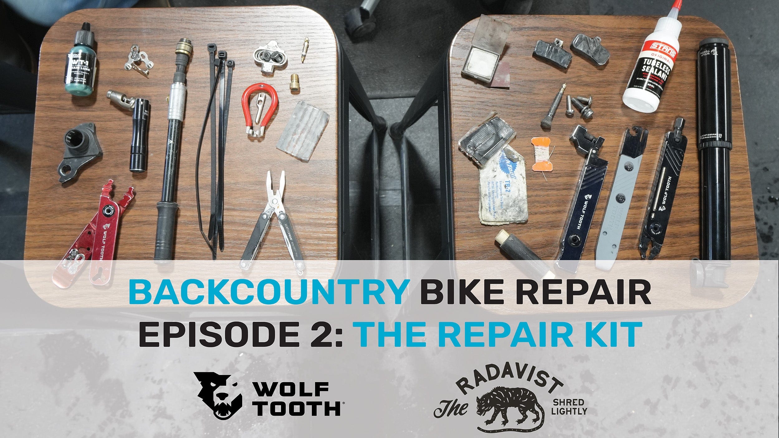 Load video: Backcountry Bike Repair video series number 2. The repair kit.