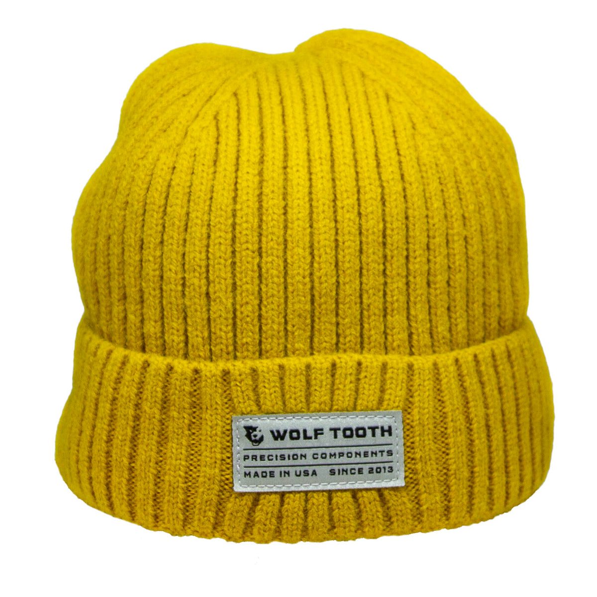 One Size / Gold Wolf Tooth Gray Wool Beanie