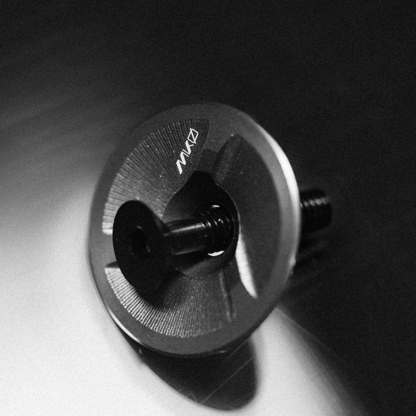 Shadow Gray MK0 Ultralight Low Profile Stem Cap