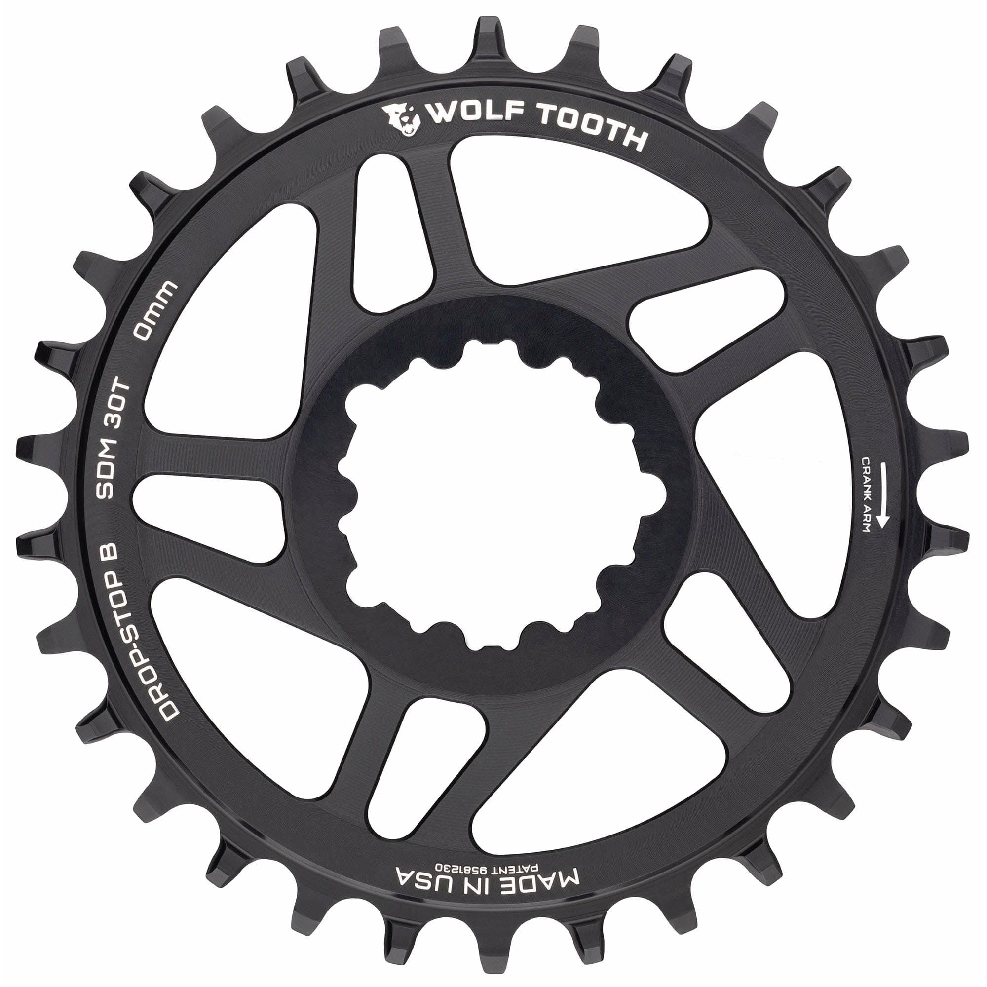 Drop-Stop B / 30T / 0MM Offset Direct Mount Chainrings for SRAM Cranks
