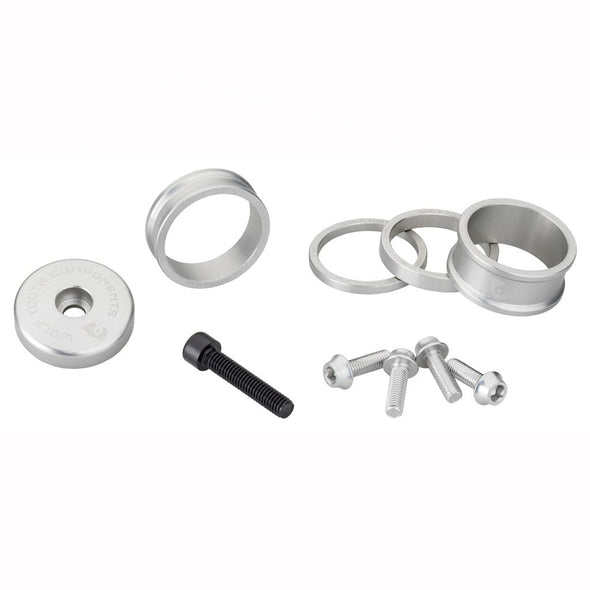 Aluminum / Raw Silver Anodized Color Kit