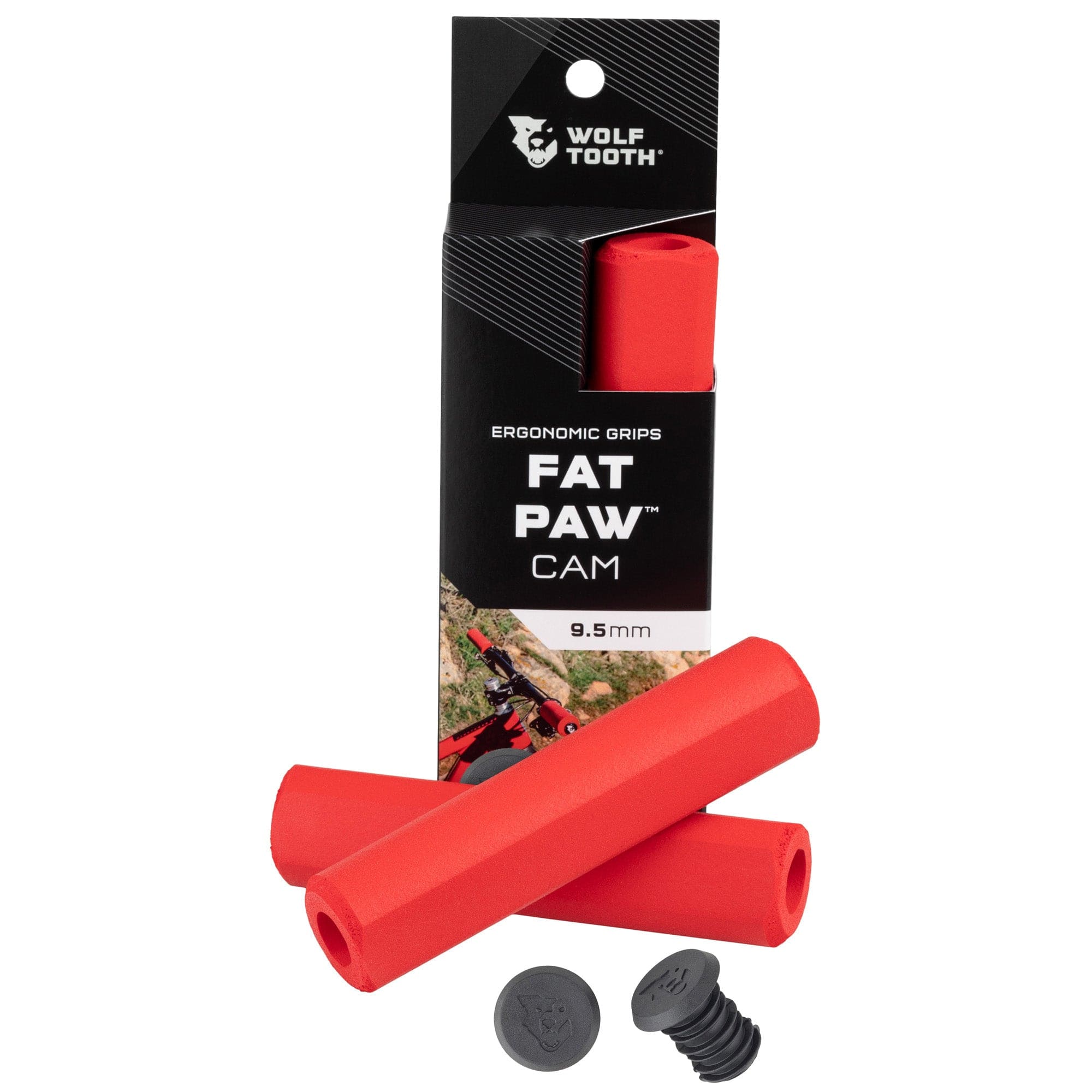 Silicone / Red Fat Paw Cam Grips