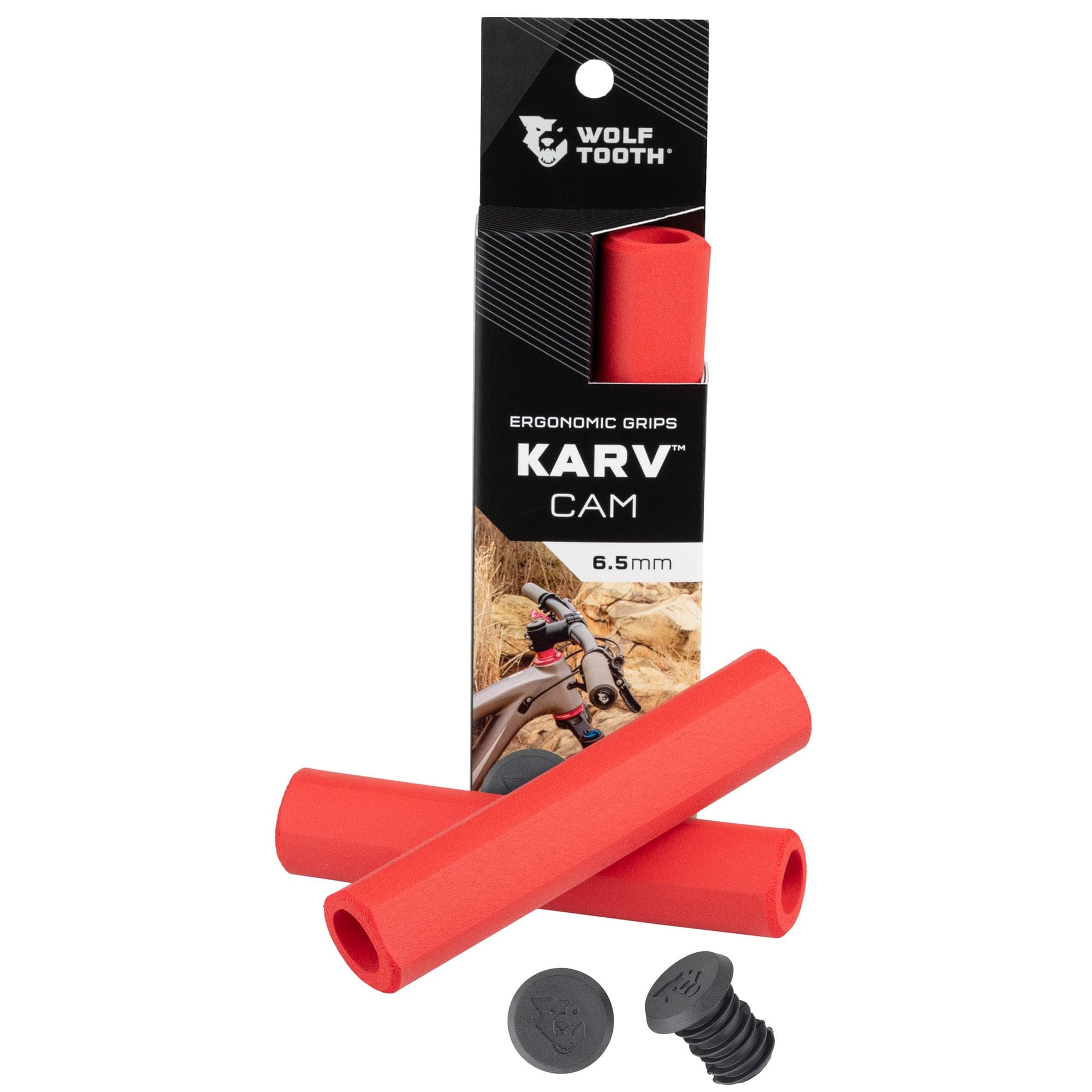 Silicone / Red Karv Cam Grips