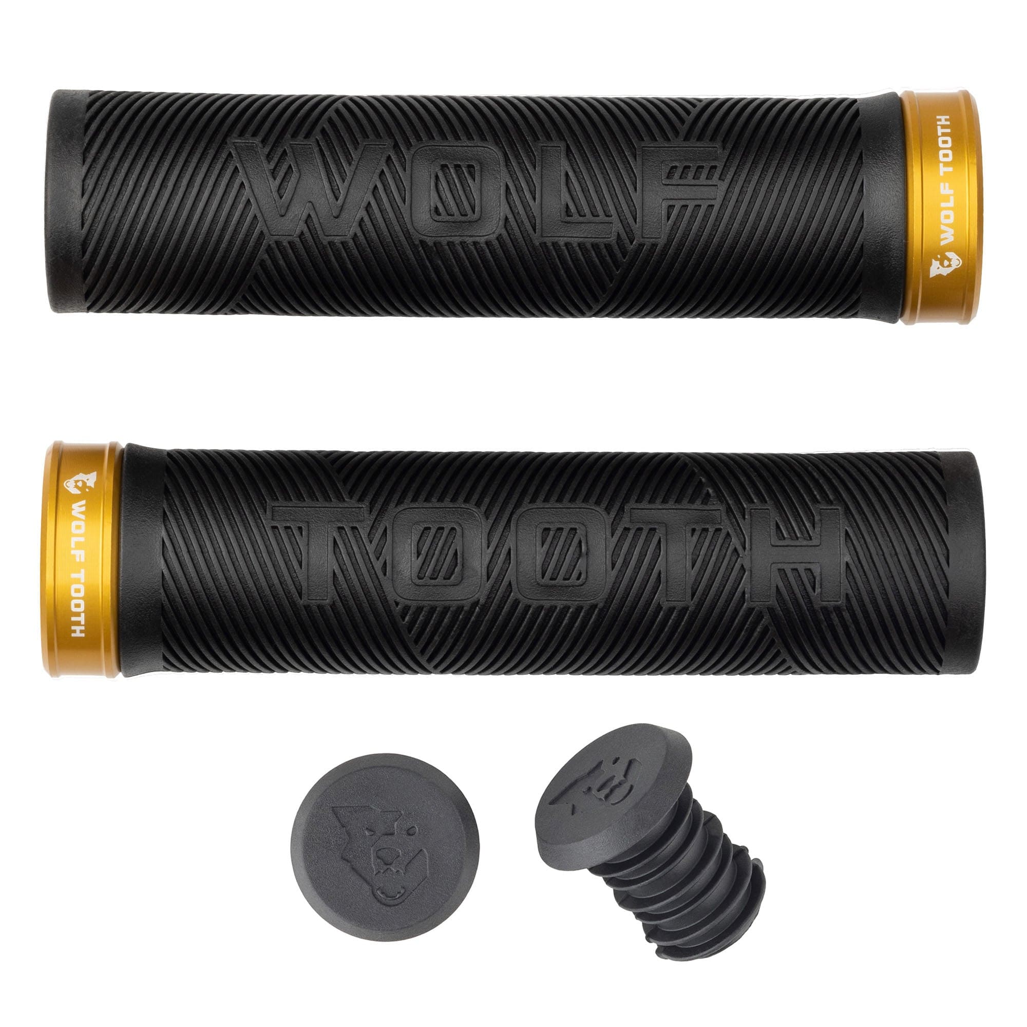 Black / Gold Echo Lock-On Grips