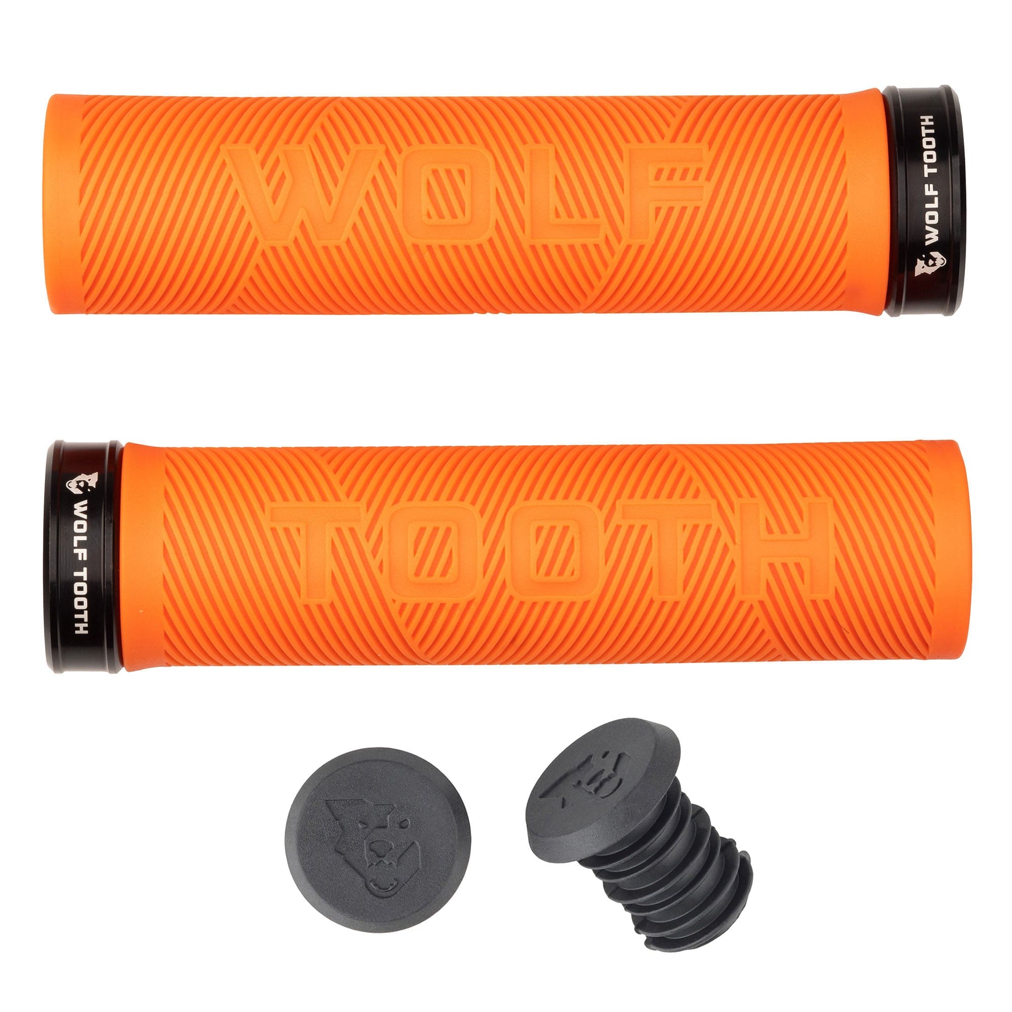 Handlebar Grips Orange Mtb Grips ODI Troy Lee Designs Lock-On MTB