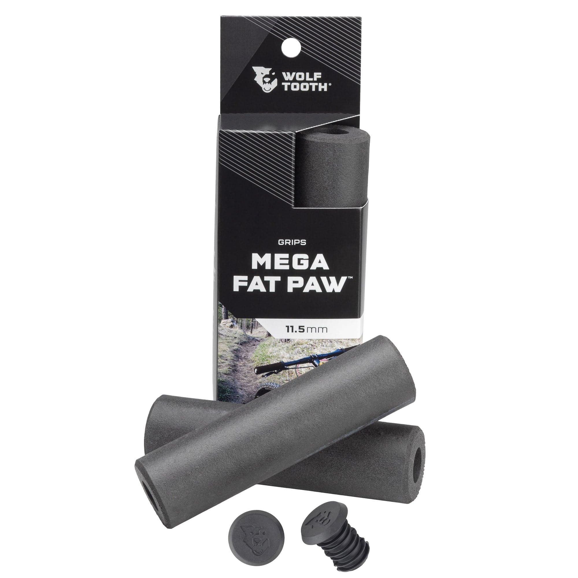 Silicone / Black Mega Fat Paw Grips