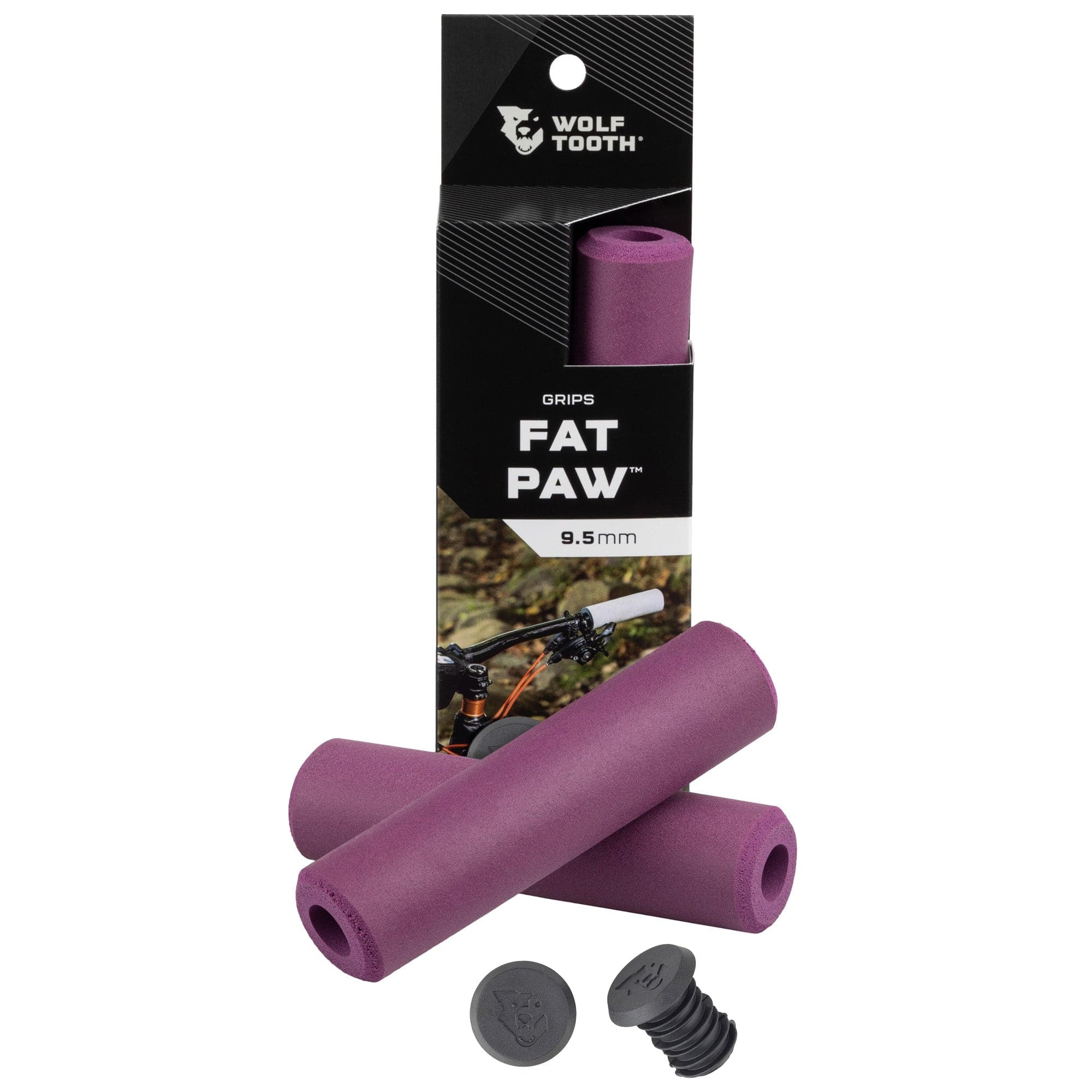 Silicone / Ultraviolet Purple Fat Paw Grips