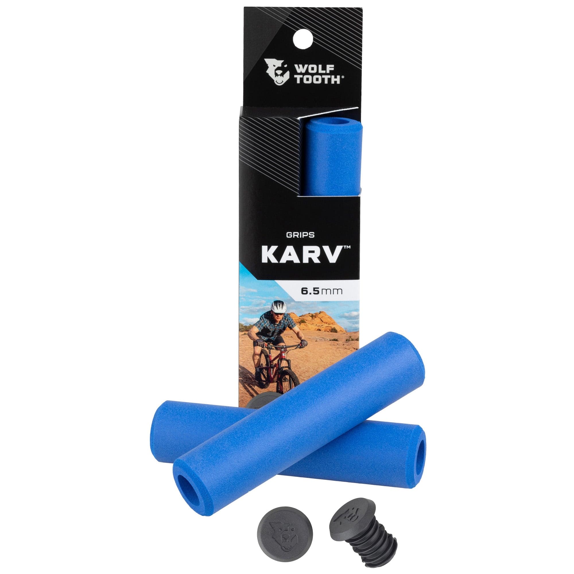 Blue Karv Grips