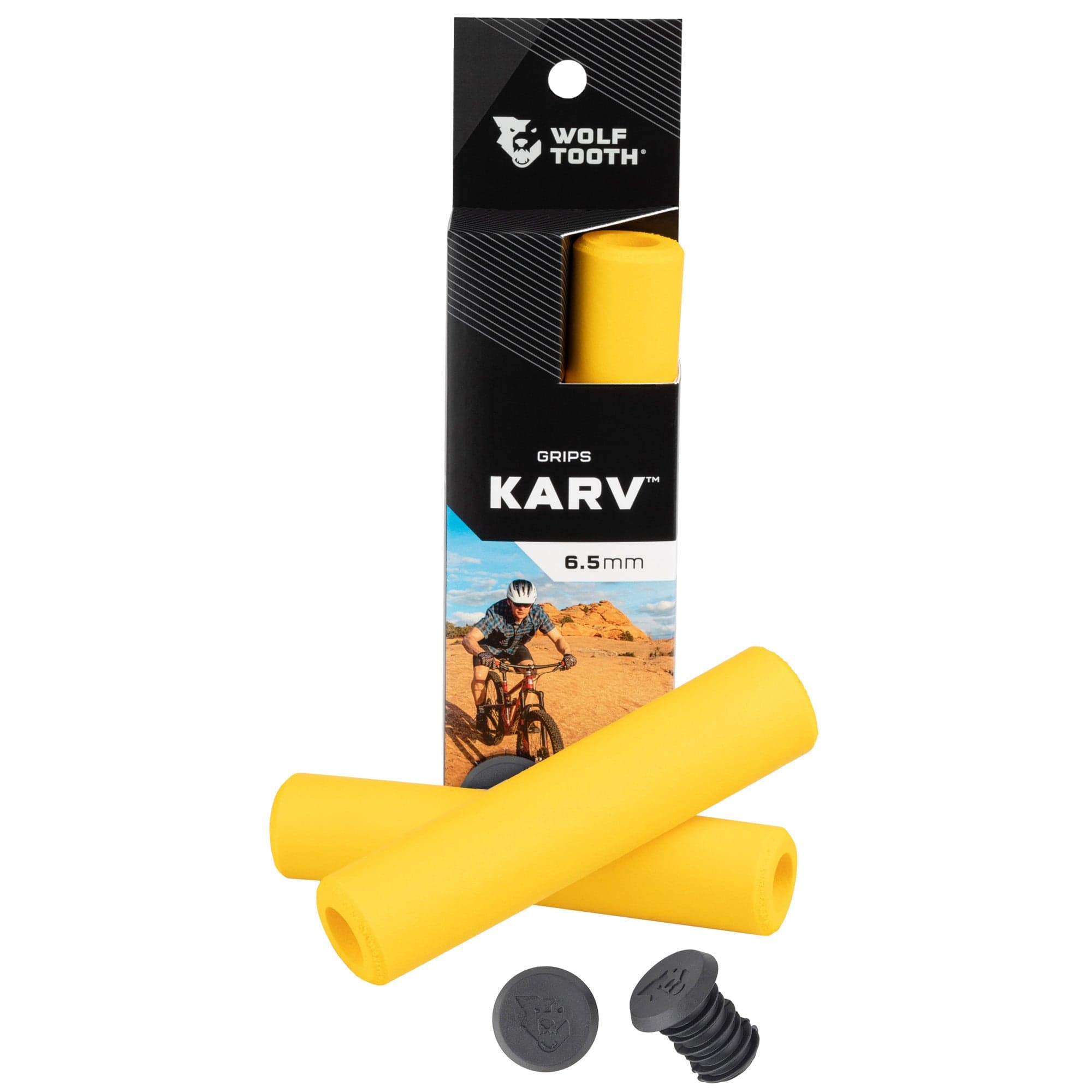 Yellow Karv Grips