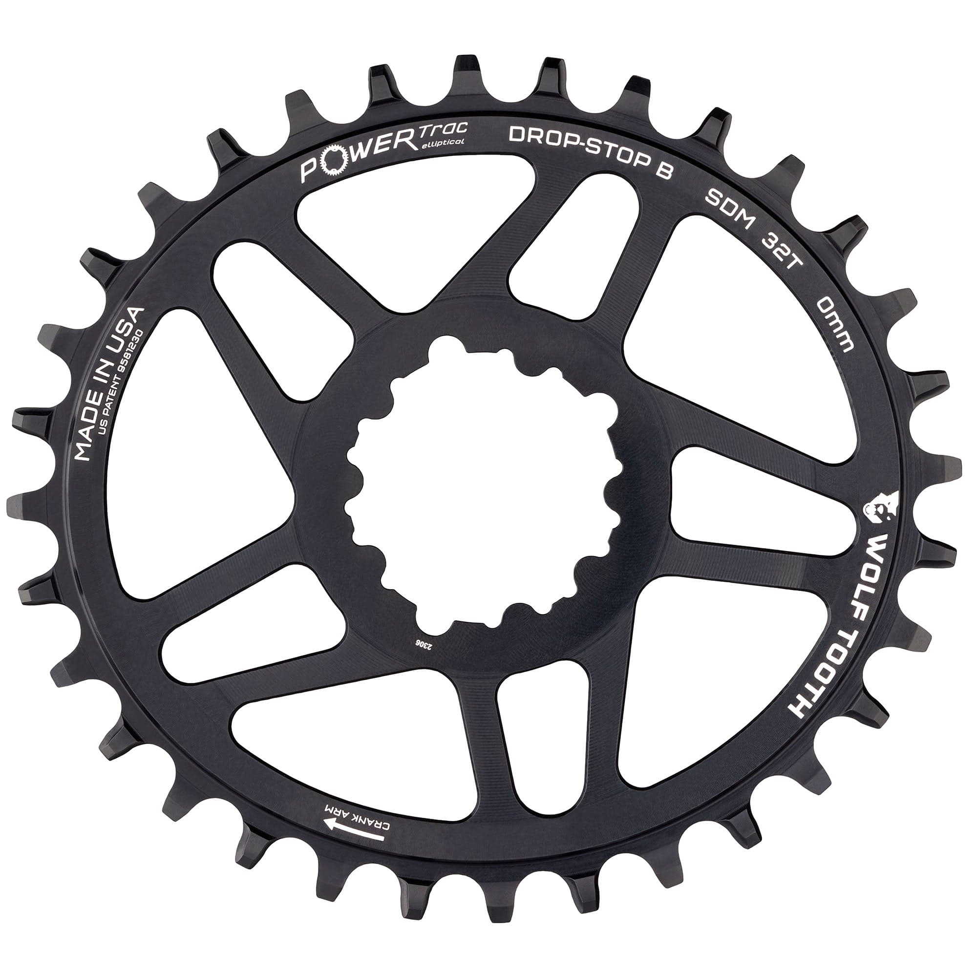 Oval Direct Mount Chainrings for SRAM 3-Bolt Mountain Cranks