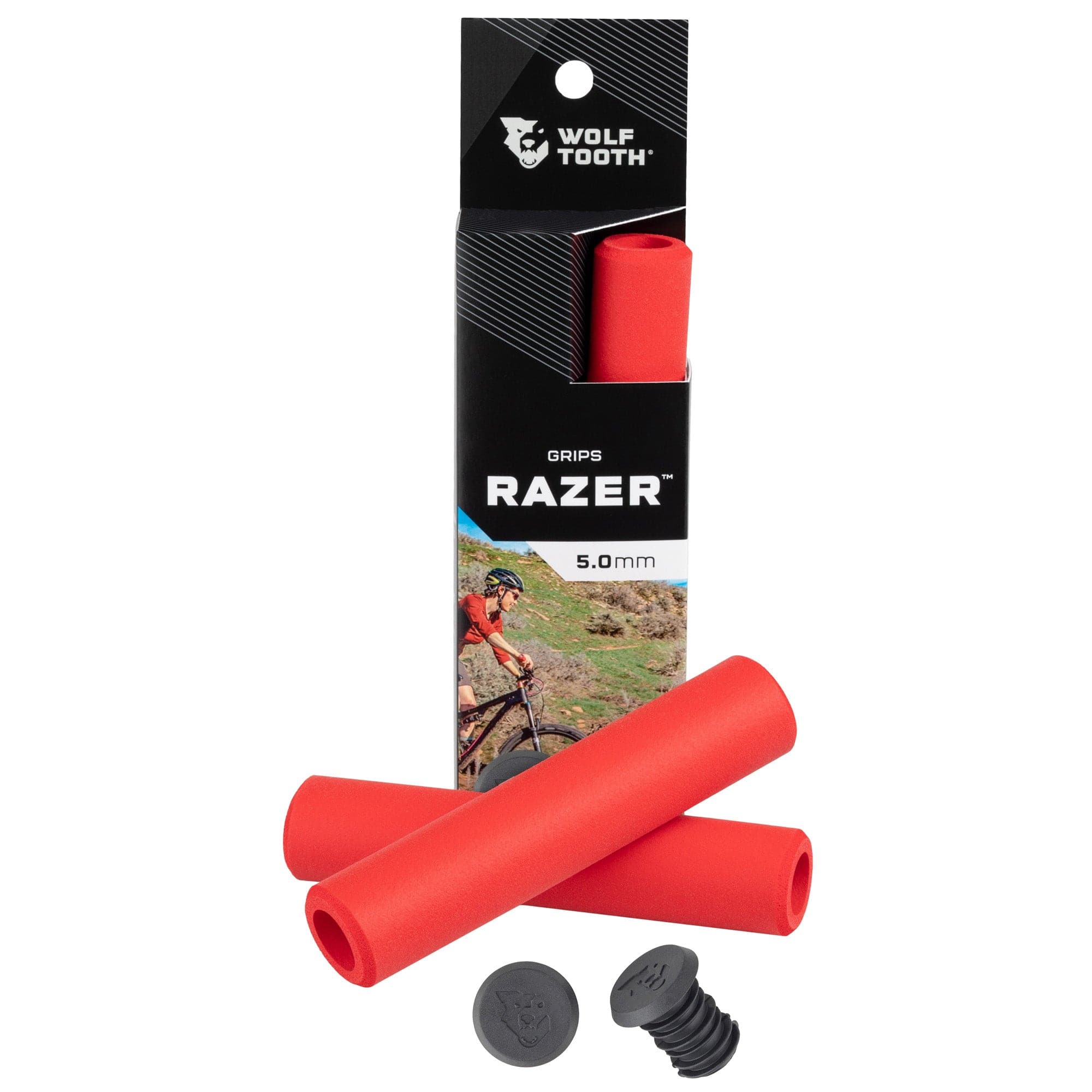 Silicone / Red Razer Grips