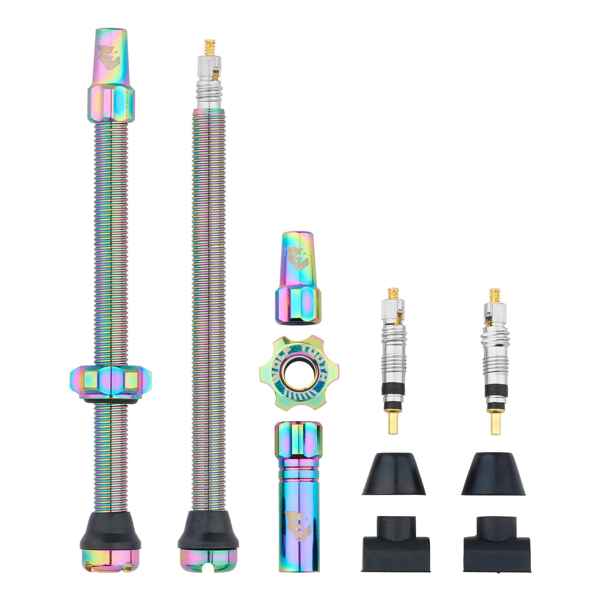 80mm / Oil Slick Tubeless Presta Valve Stem Kit