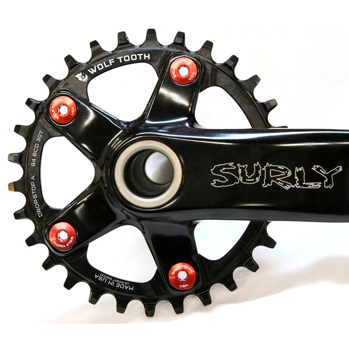 Single speed top chainring 5 bolt