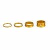 3,5,10,15mm Kit / Gold Precision Headset Spacers