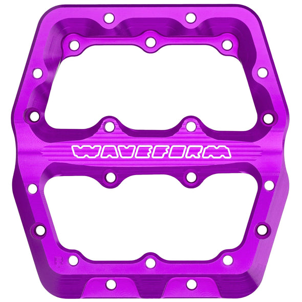 Large Right Pedal Body - Ultraviolet Purple Waveform Pedals Replacement Parts