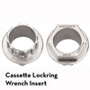 Silver / Ultralight Cassette Lockring Wrench Insert Pack Wrench Steel Hex Inserts
