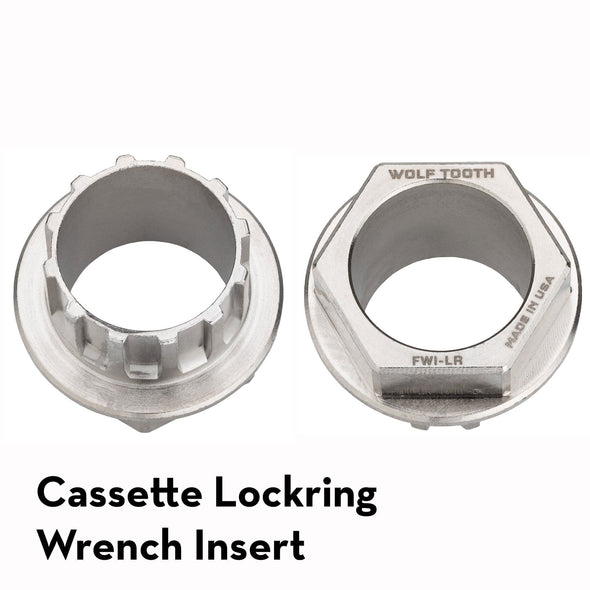 Silver / Ultralight Cassette Lockring Wrench Insert Pack Wrench Steel Hex Inserts