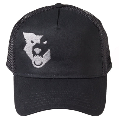 One Size / Black Wolf Tooth Logo Trucker Hat