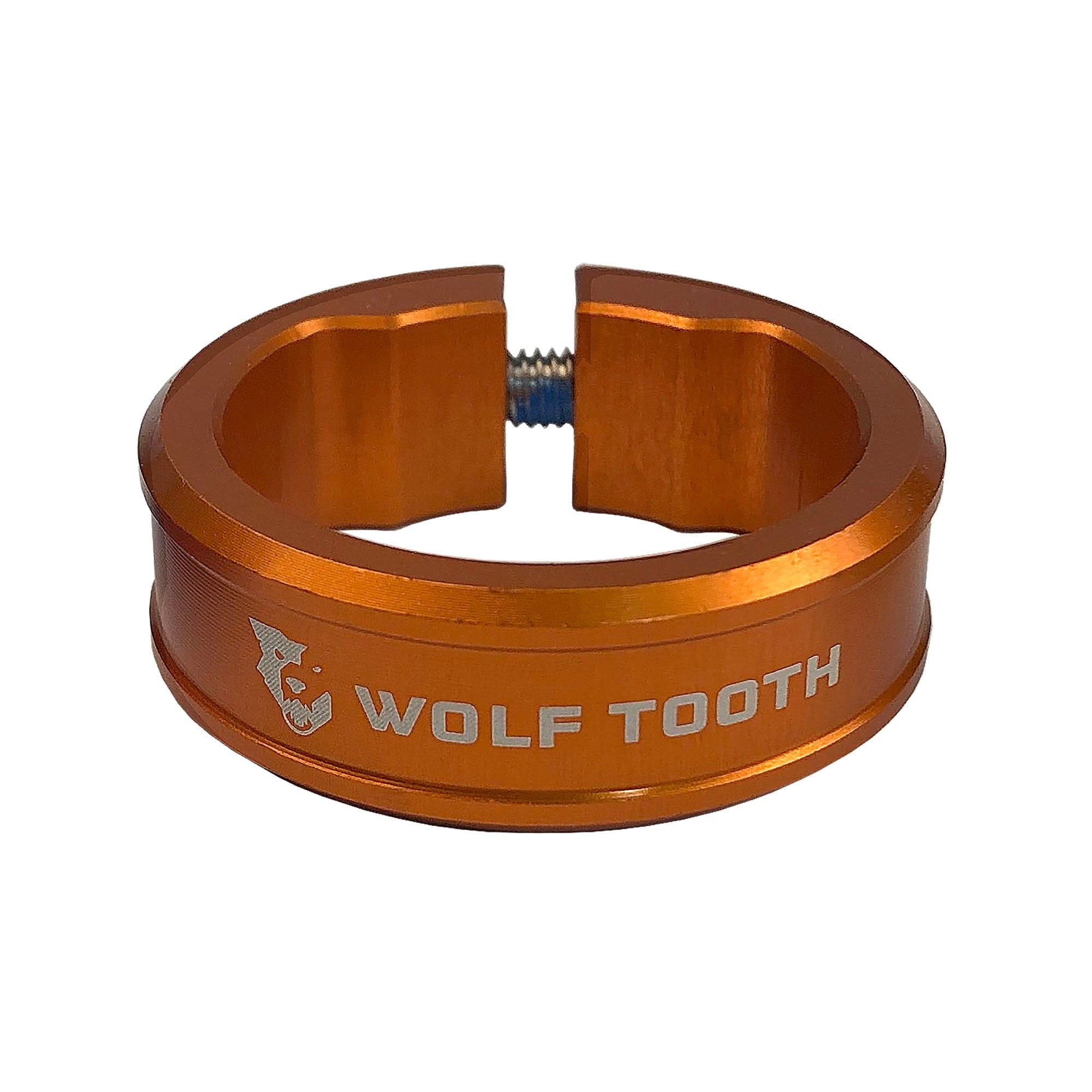 Clamp (single clamp with bolt) / Orange Echo Lock-on Grip Replacement Parts
