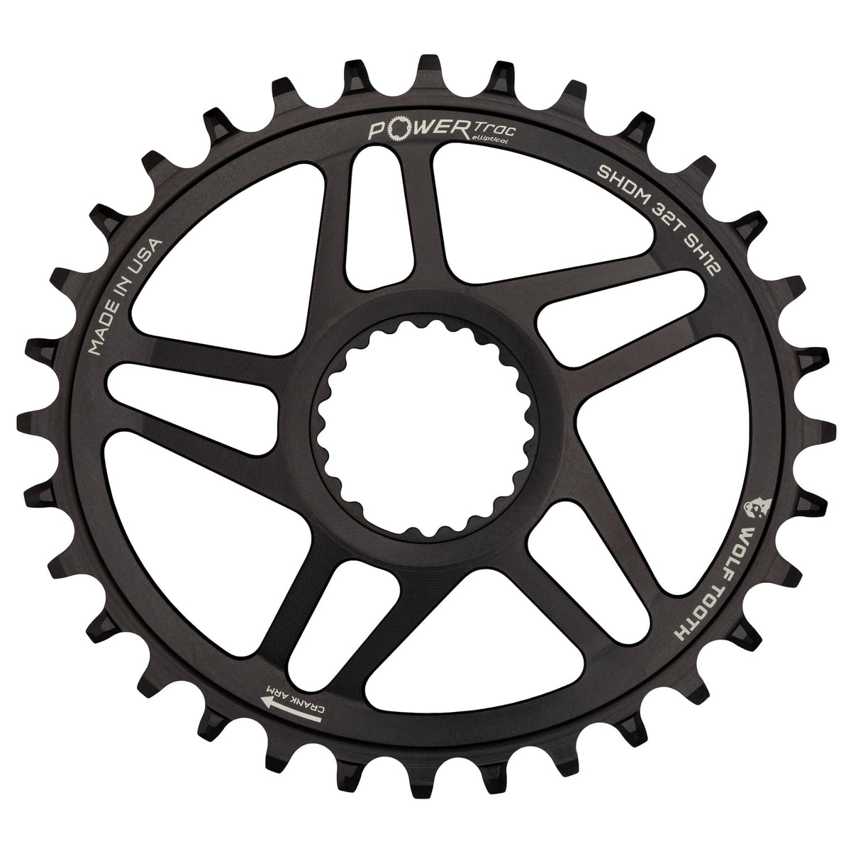 Oval shop bike crank