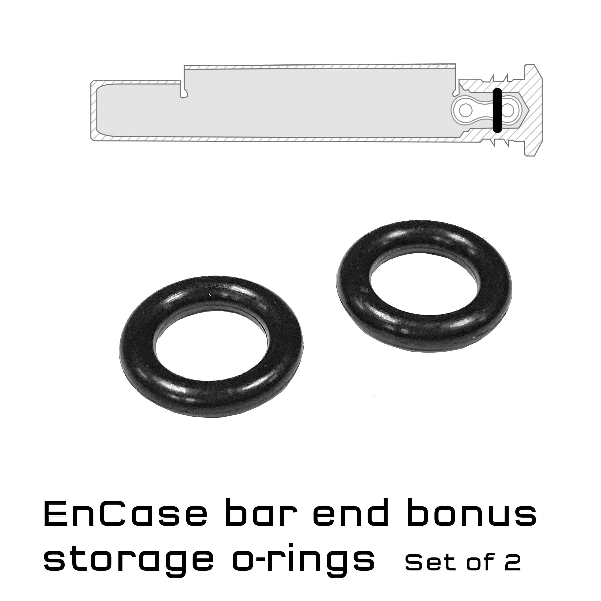 EnCase / Bar End Bonus Storage O-Rings EnCase Pump Replacement Parts