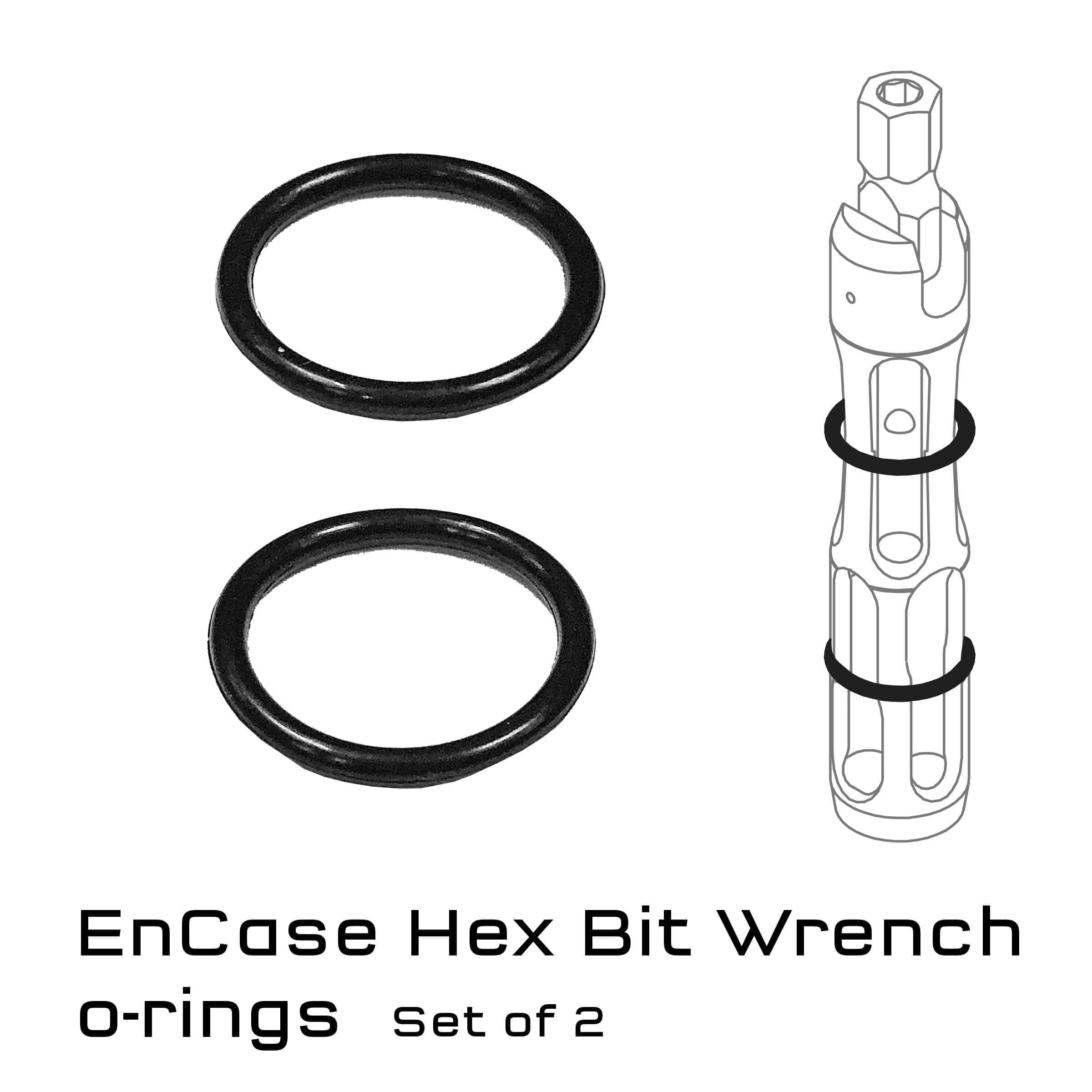 EnCase / Hex Bit Driver O-Rings EnCase Pump Replacement Parts