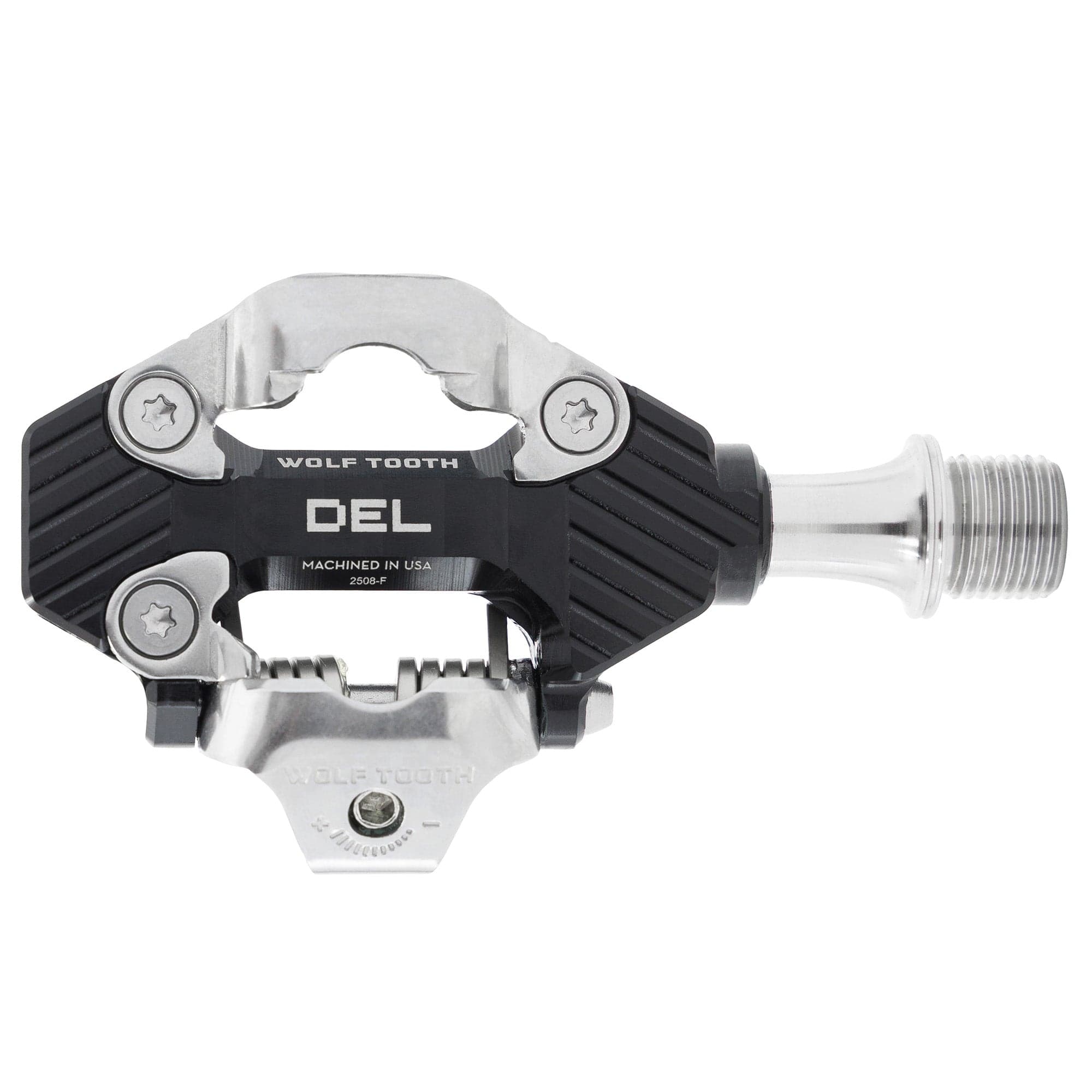 Black DEL Gravel Clipless Race Pedal