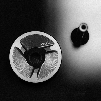 Shadow Gray MK0 Ultralight Low Profile Stem Cap
