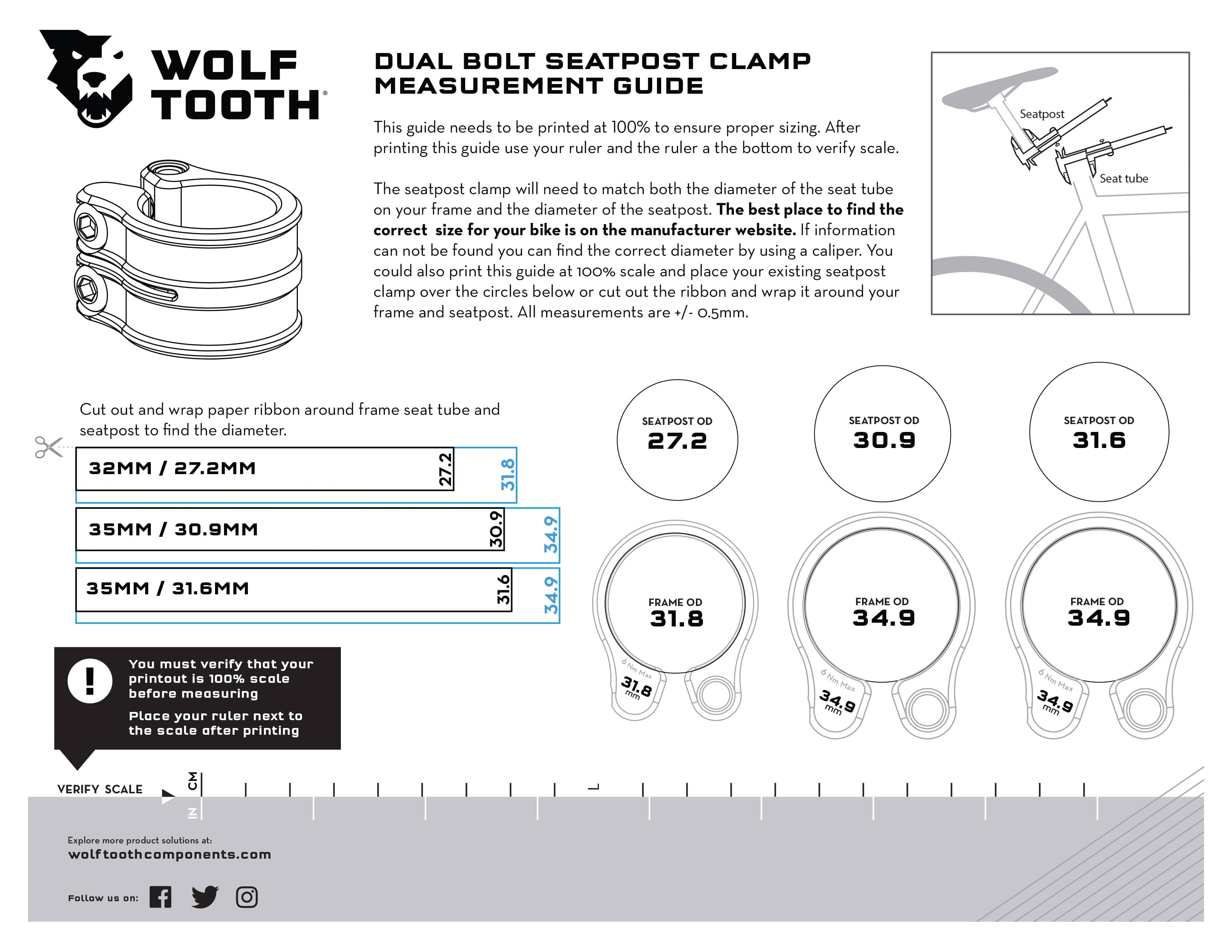 Dual-Bolt Seatpost Clamp
