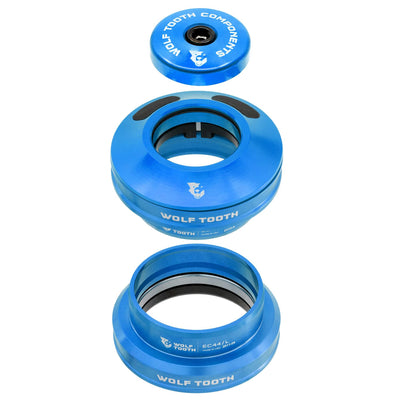 EC44 Upper & Lower Set / Blue Wolf Tooth Premium EC44 Aero Headset for Semi-Internal Routing