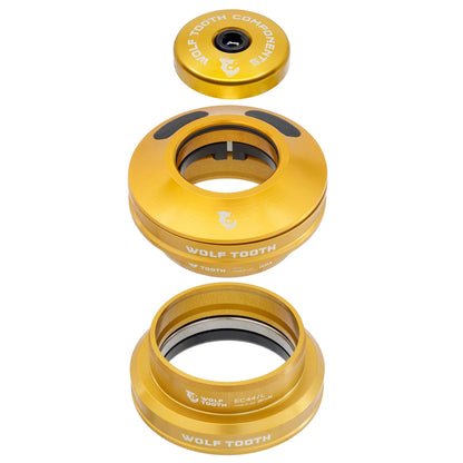 EC44 Upper & Lower Set / Gold Wolf Tooth Premium EC44 Aero Headset for Semi-Internal Routing