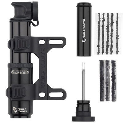 Black / 40cc Pump with Tubeless Tire Plug Tool EnCase Pump 40cc