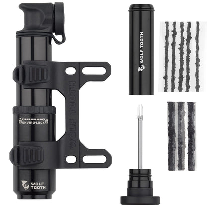 Black / 40cc Pump with Tubeless Tire Plug Tool EnCase Pump 40cc