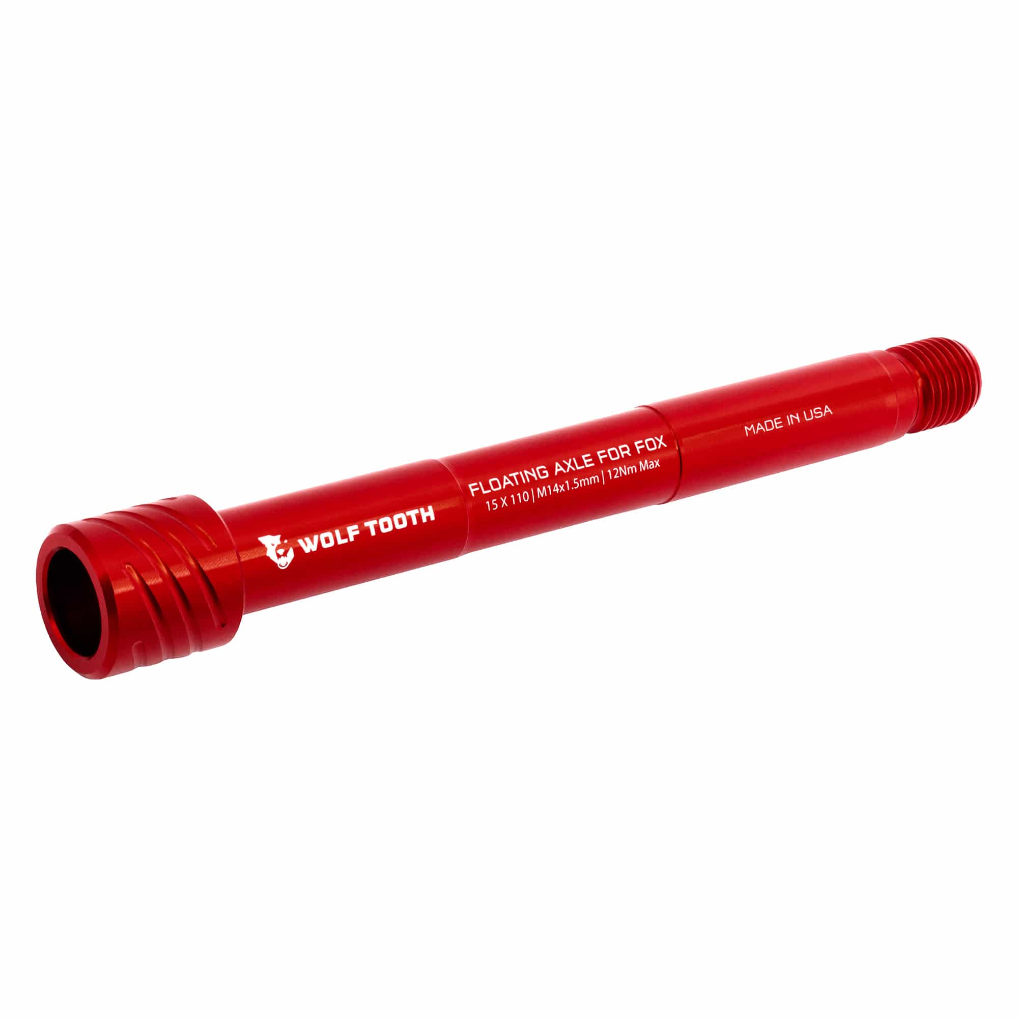 Red Floating Axle for Fox Suspension Forks