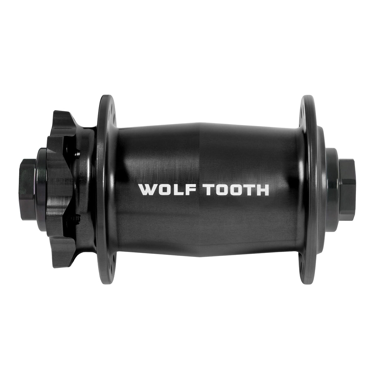 Black / 28h Mountain Front Hub - J-Bend 6-Bolt Boost