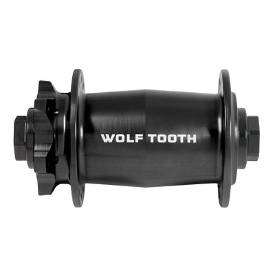 Black / 28h Mountain Front Hub - J-Bend 6-Bolt Boost