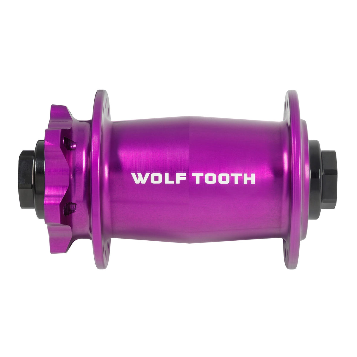 Ultraviolet Purple / 28h Mountain Front Hub - J-Bend 6-Bolt Boost