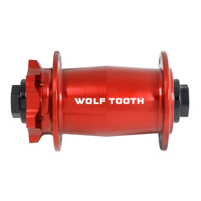 Red / 28h Mountain Front Hub - J-Bend 6-Bolt Boost